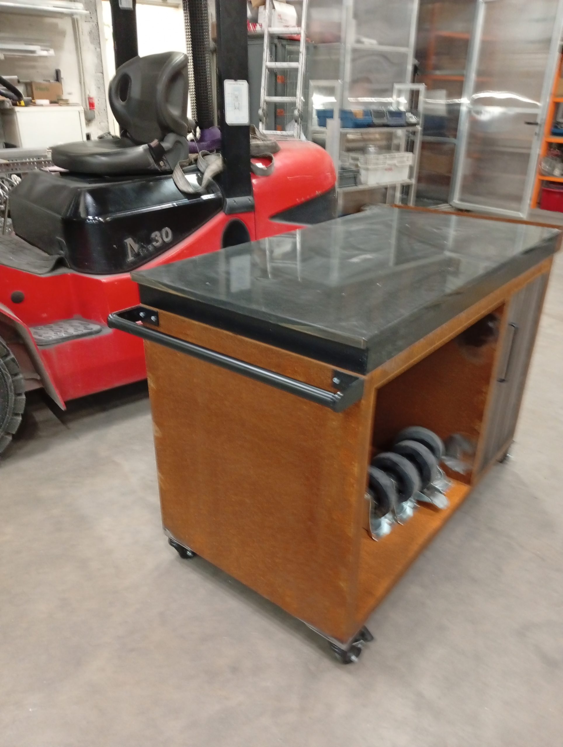 GC.0 Outdoor Kitchen Corten Steel 1350x700mm - Image 2